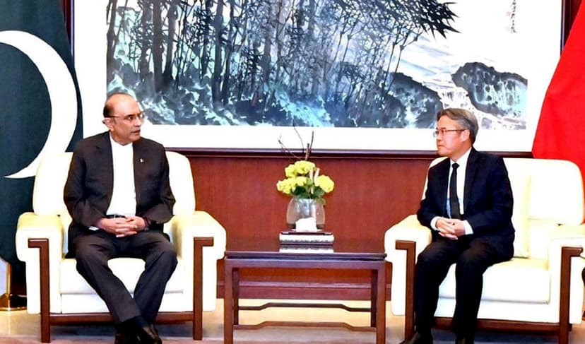 President Asif Zardari Chinese Embassy