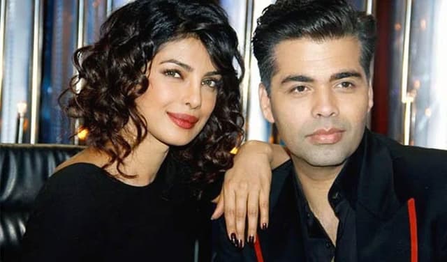 Priyanka Chopra and Karan Johar