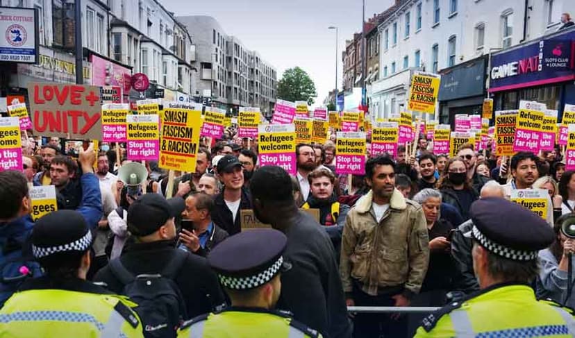 Protests in UK