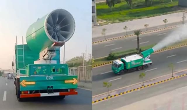 Lahore launches AI-controlled vehicles to fight smog, pollution