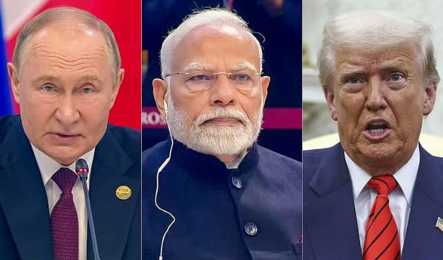 Putin, Modi and Trump