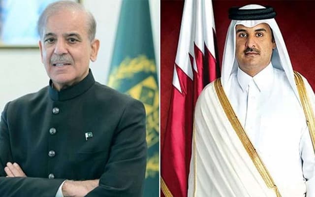 PM Shehbaz condemns Israeli strikes in call with Qatar emir (Courtesy: Online)