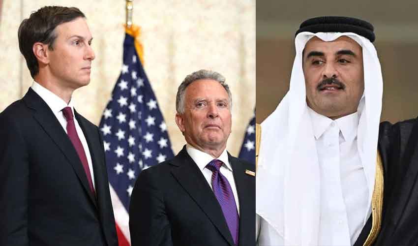 Qatari emir meets Witkoff, Kushner on Iran talks, Lebanon ceasefire