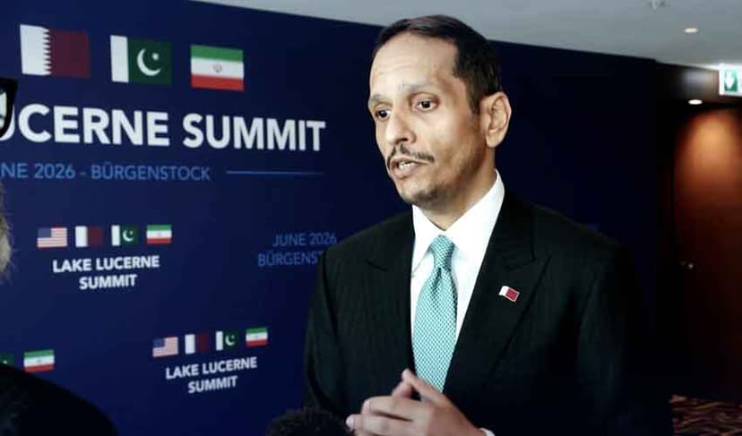 Qatari PM with Al-Jazeera