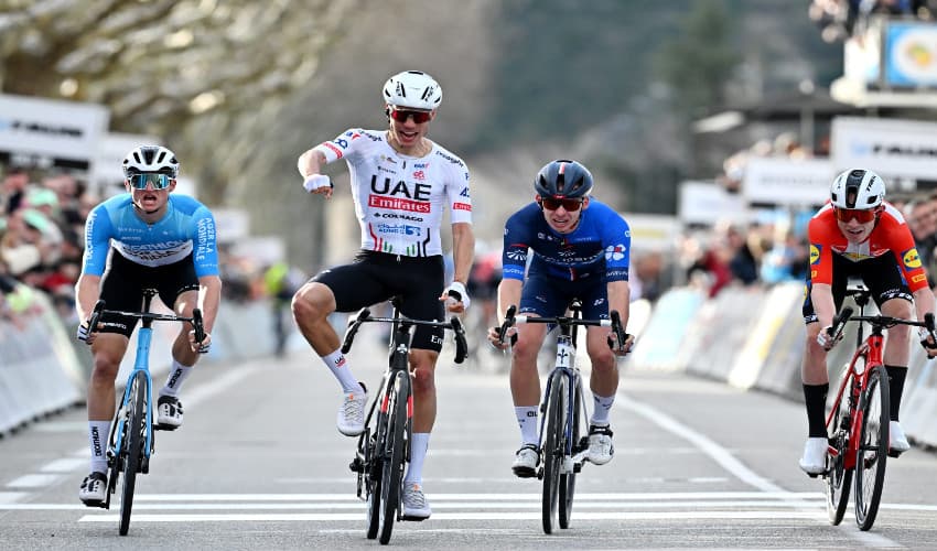 Frenchman Romain Gregoire takes unexpected victory after lead group’s mistake at Ardeche Classic (Courtesy: Online)