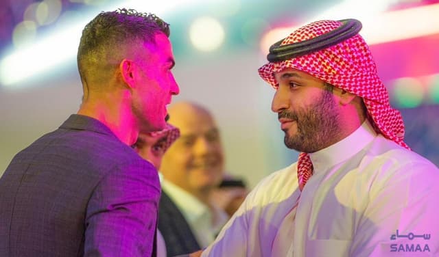 Ronaldo and Saudi crown prince