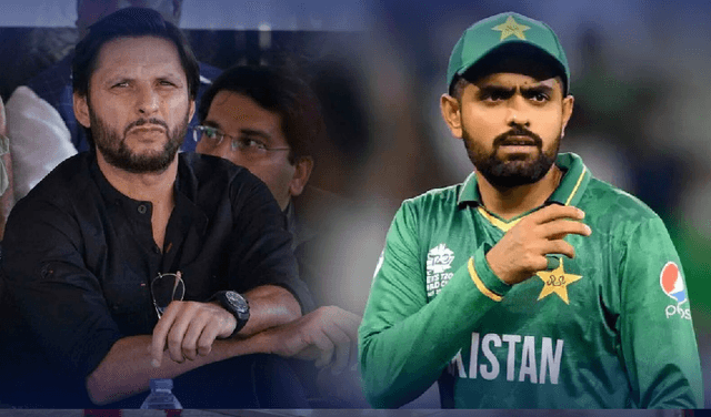 Shahid Afridi and Babar Azam