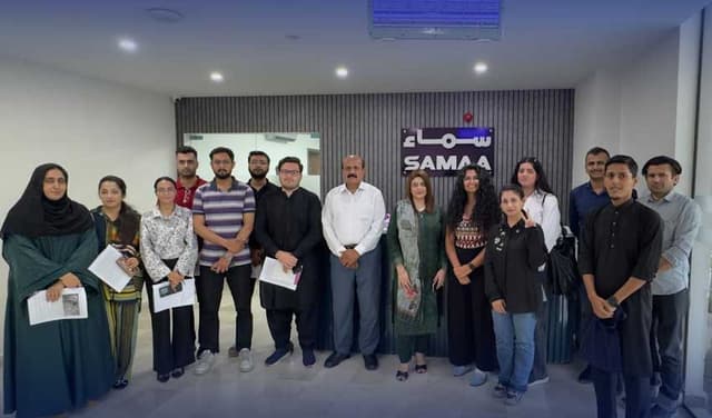Samaa Digital journalists