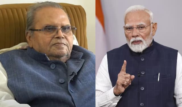 Satya Pal Malik and PM Modi