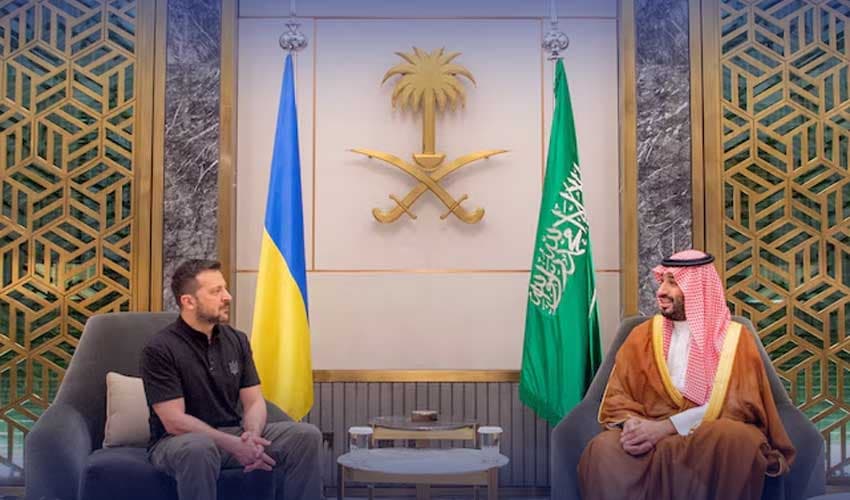 Saudi Crown Prince with Ukrainian President
