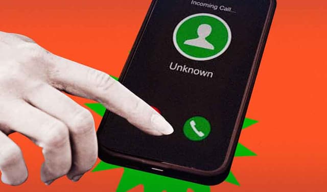 Scam calls on Whatsapp