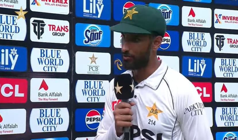 Shan Masood compiles first century in four years (Courtesy: Online)