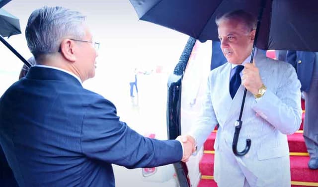 Shehbaz Sharif reaches China