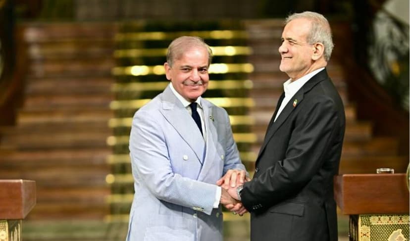 Shehbaz Sharif and Iran President