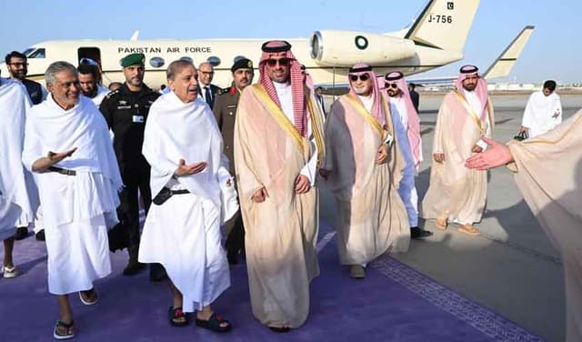 Shehbaz Sharif in Saudi Arabia