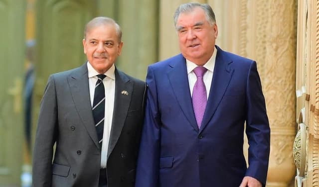 Shehbaz Shearif and Tajikistan President