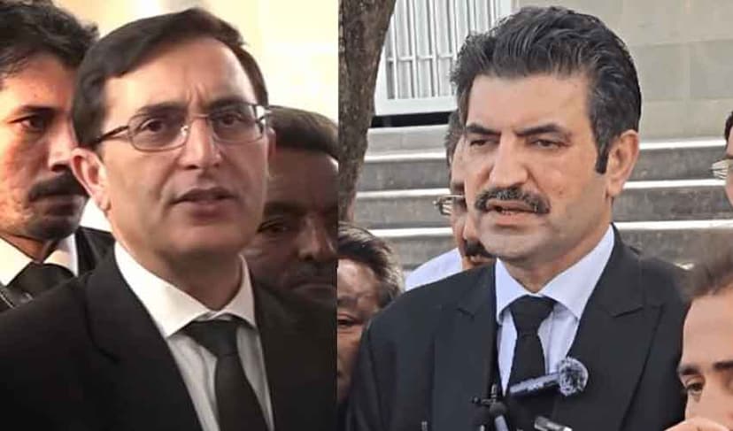 Sher Afzal Marwat and Barrister Gohar