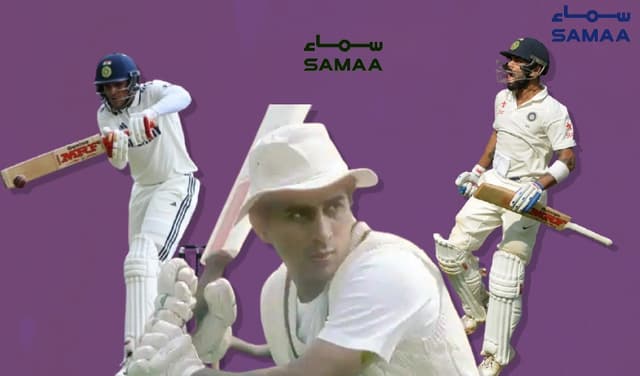Skipper Gill surpasses Gavaskar, Kohli as India’s leading run-scorer in Test series (Courtesy: Samaa Digital - art work)