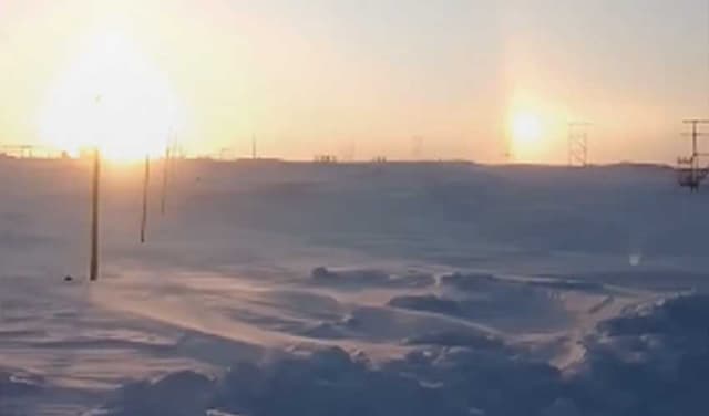Citizens astonished after seeing two suns in the sky at the same time (Courtesy: Online)
