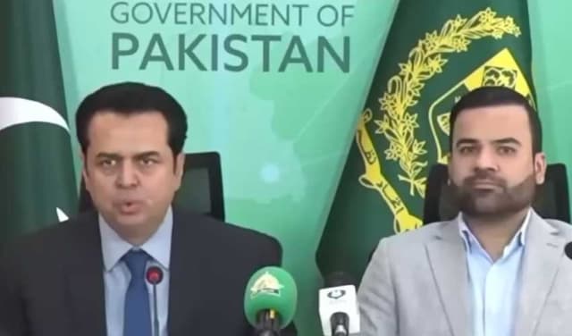 Talal, Aqeel address presser on Friday (July 25, 2025) - Courtesy: screengrab