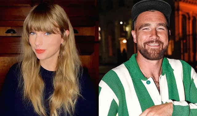 Taylor Swift and Travis Kelce