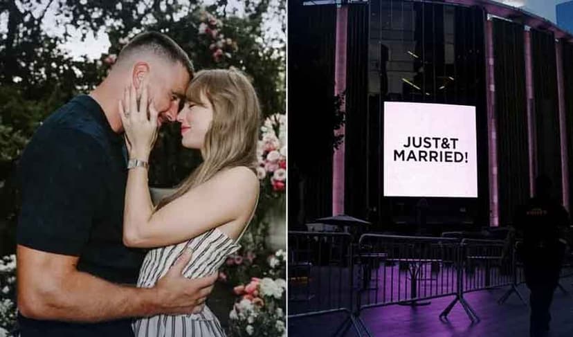 Taylor Swift and Travis Kelce are married