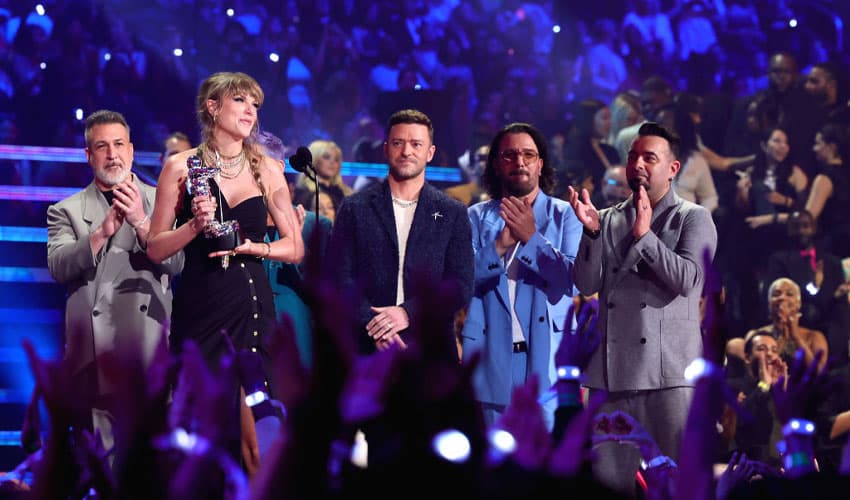 Taylor Swift with NSYNC Taylor Swift with NSYNC