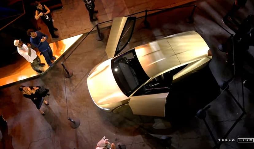 Elon Musk unveils two-door robotaxi