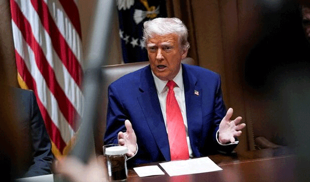 Trump blames Biden’s record after US economy contracts (Courtesy: Online)