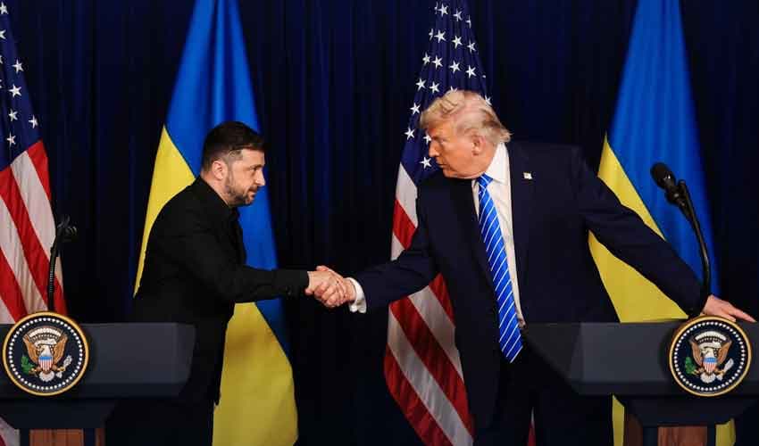 Trump and Zelenskyy meeting