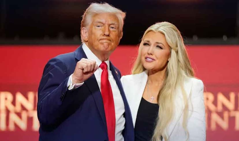 Trump at Charlie Kirk memorial