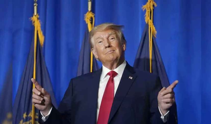 Trump says ready to ease tensions between Pakistan,India (Courtesy: Online)