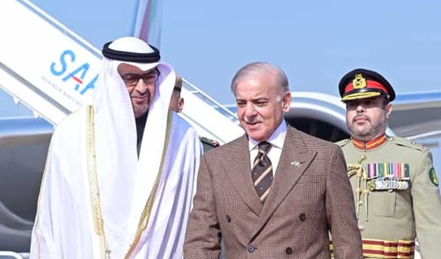 Pakistan, UAE agree on shared goals of peace, stability, sustainable development (Courtesy: @PakPMO)