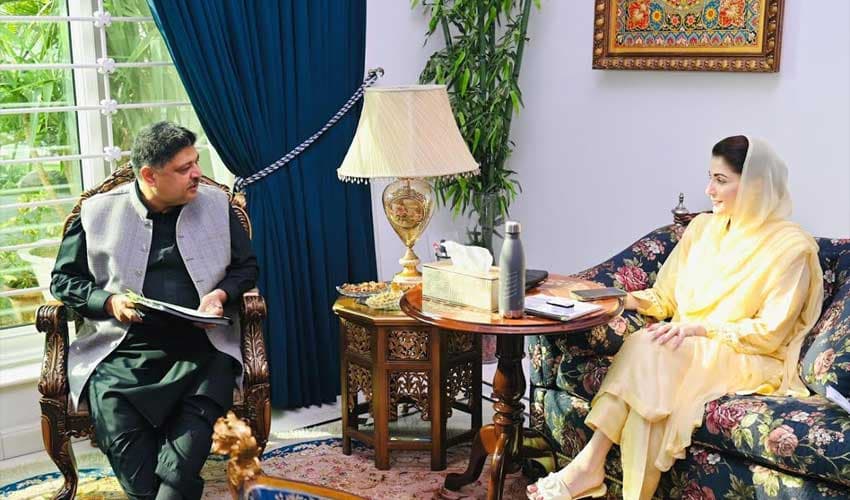 CM Maryam, MPA Shoaib Siddiqui exchange views on country's political situation – File