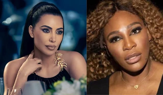 Kim Kardashian and Serena Williams
