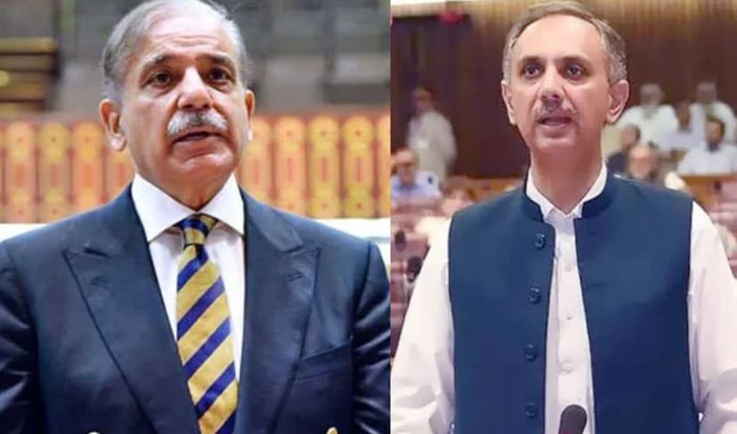 PM Shehbaz Sharif and Omer Ayub