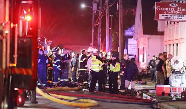US senior facility fire