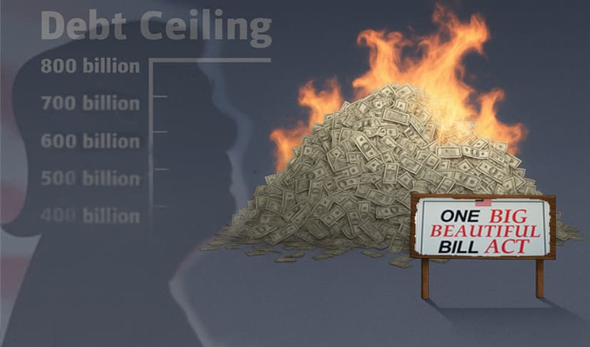 President Trump's Big Beautiful Bill expands US debt ceiling to unprecedented levels.