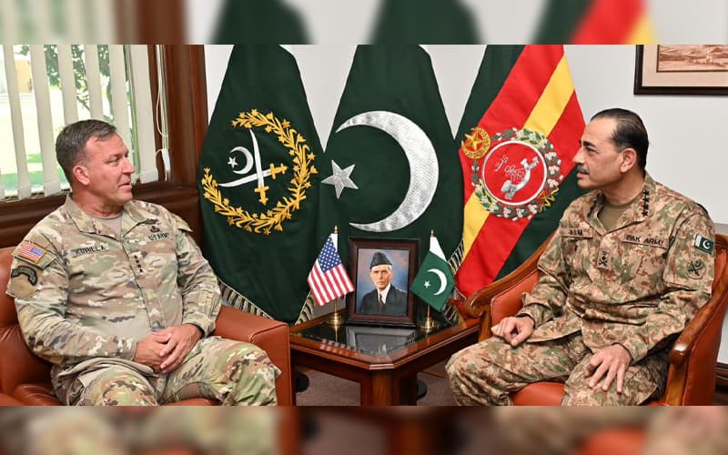 US CENTCOM Commander meets COAS Gen Asim