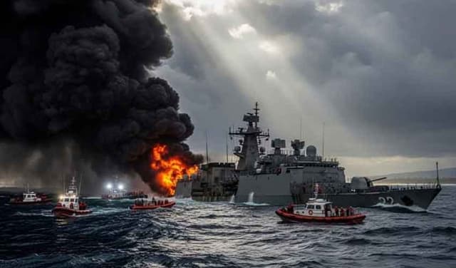 Cargo vessel struck near Strait of Hormuz, reports UKMTO (Courtesy: File)