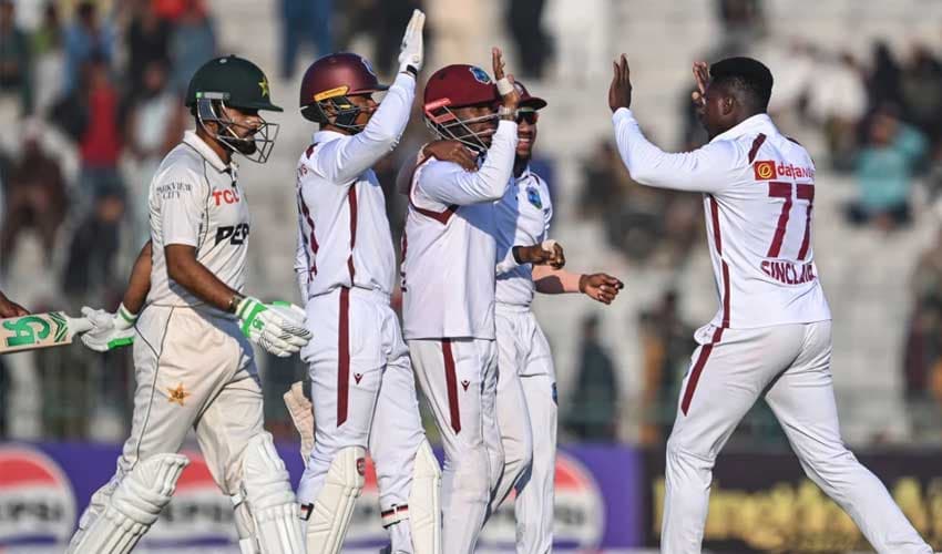 Pakistan faltered under West Indies’ spin supremacy (Courtesy: Online)