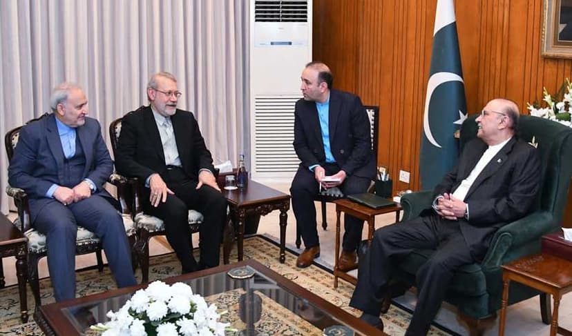 President thanks Iranian leadership for solidarity with Pakistan during floods (Courtesy: Online)