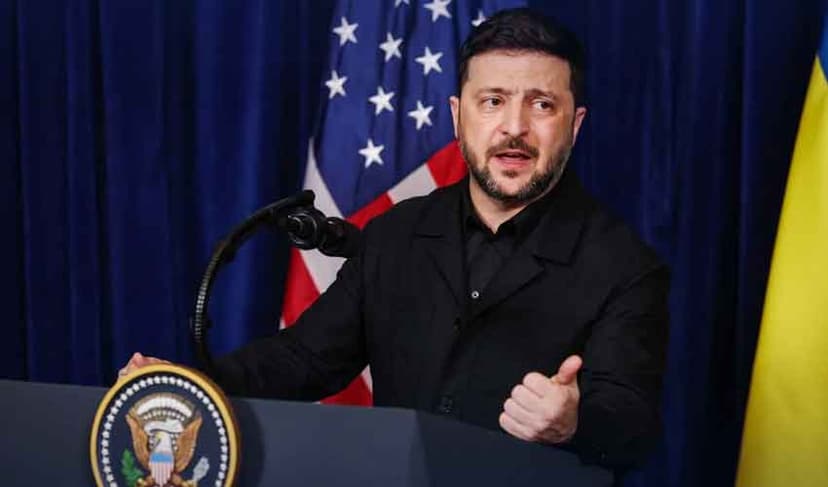 Zelensky New Year address
