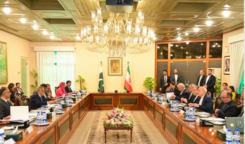 Pakistan and Iran FMs meeting in Islamabad Pakistan and Iran FMs meeting in Islamabad