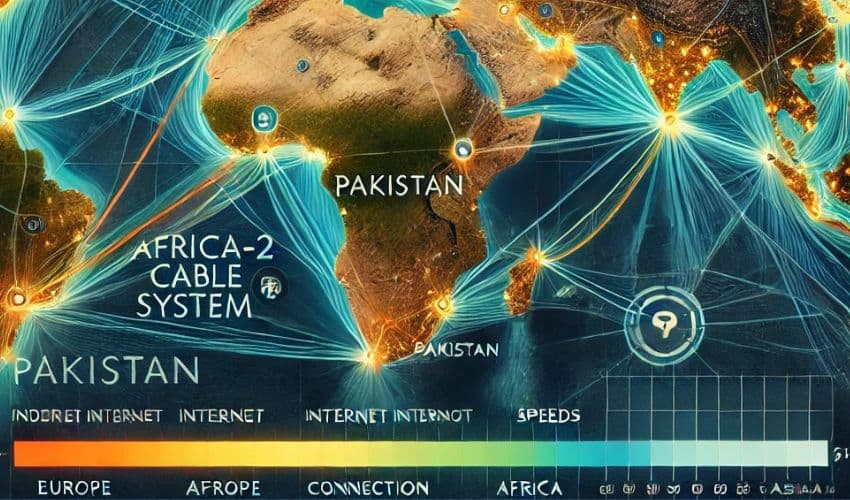 Africa 2 cable in Pakistan Africa 2 cable in Pakistan