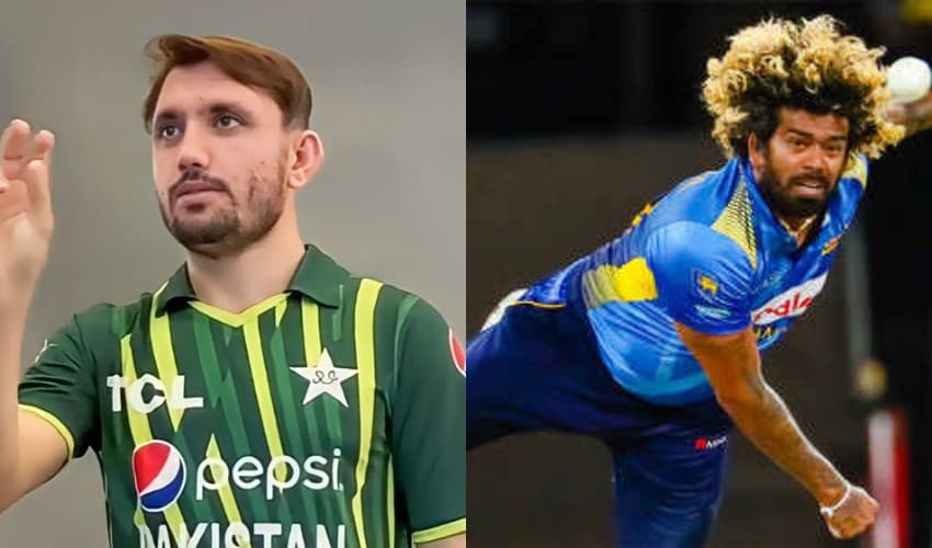 From left to right: Zaman Khan and Lasith Malinga – Files From left to right: Zaman Khan and Lasith Malinga – Files