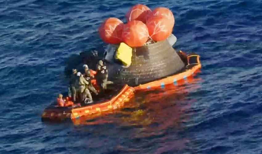 Artemis II astronauts safely back on Earth Artemis II astronauts safely back on Earth