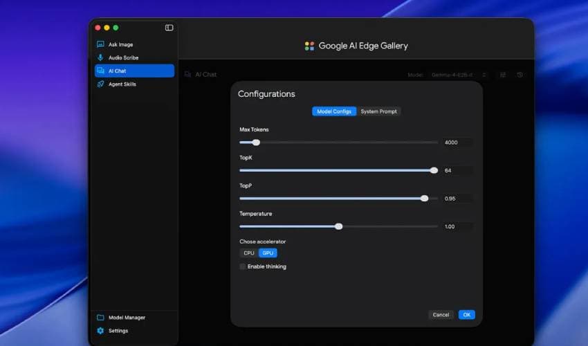 Google AI edge Macos Google AI edge Macos
