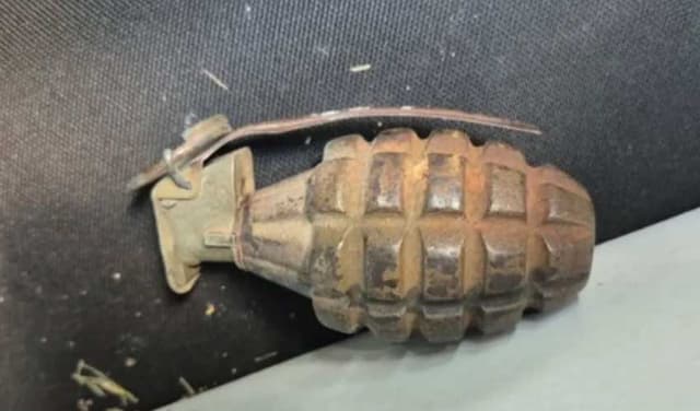Canadian citizen takes WWII grenade to police station Canadian citizen takes WWII grenade to police station