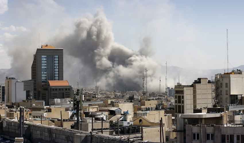 Israel strikes Iran site as Tehran targets air bases Israel strikes Iran site as Tehran targets air bases